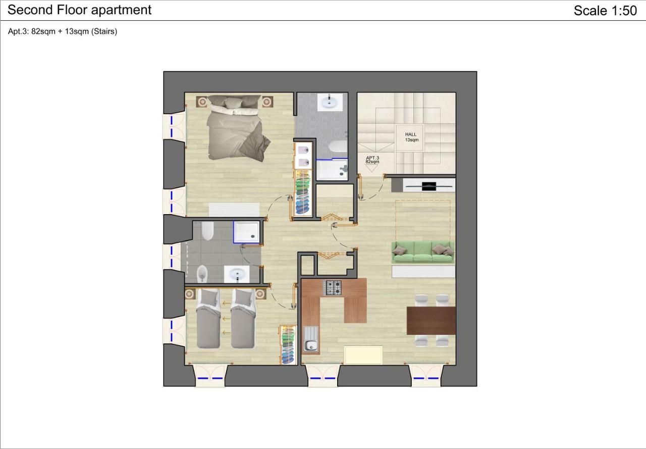 Casa Magenta Apartment 3 Валеджо сул Минчио Екстериор снимка